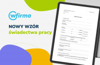 Świadectwo pracy pracownika w systemie wFirma.pl