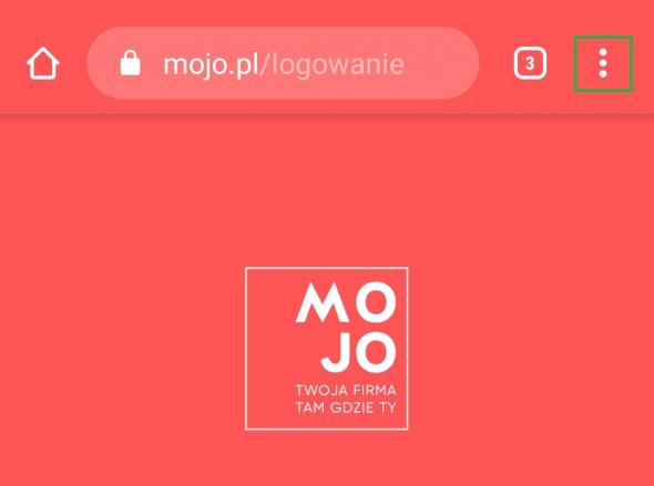 Skrót do aplikacji MOJO - jak dodać na androidzie?
