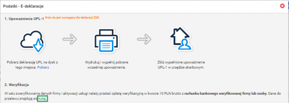 Wysyłka deklaracji ZUS - Weryfikacja