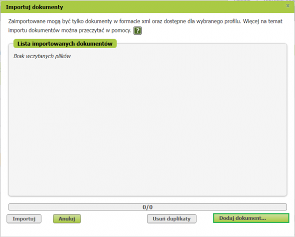 import zus pel w pue - Dodaj dokument