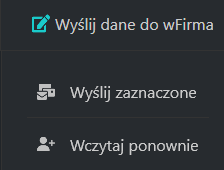 Aplikacja do importu danych kadrowych - Wyślij dane